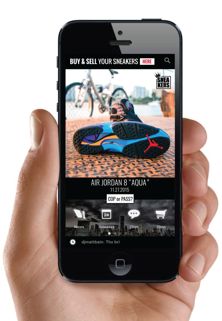 sneaker release app for iphone